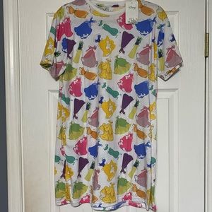 Disney Princess Paper Doll T-shirt Dress